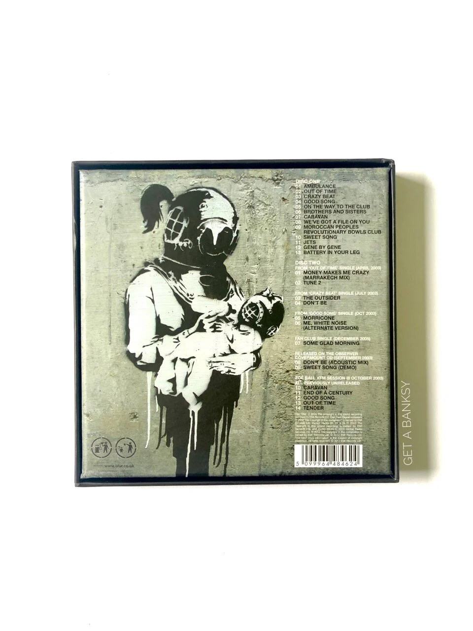 ブラー× バンクシー貴重プロモCD Blur Think Tank Promo CD Petrol Head Banksy Ink Stamp — Get